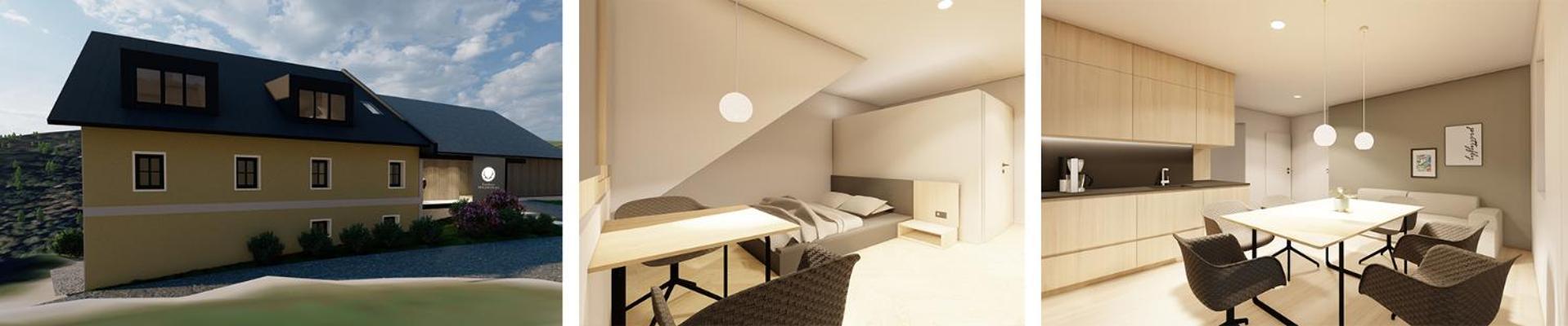 Forsthaus Apartment Holzschlag Luaran gambar